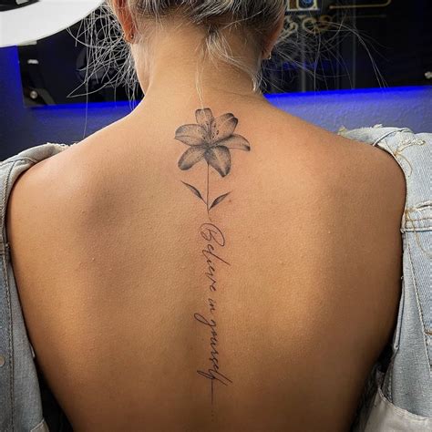 back tattoos for women|elegant spine tattoos for women.